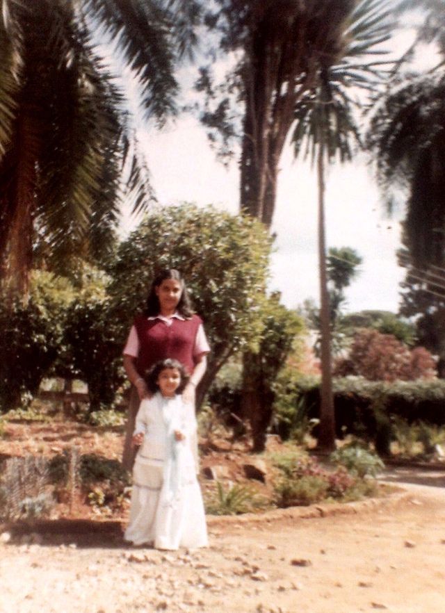 Shamim loved children and enjoyed seeing dressed up little girls.