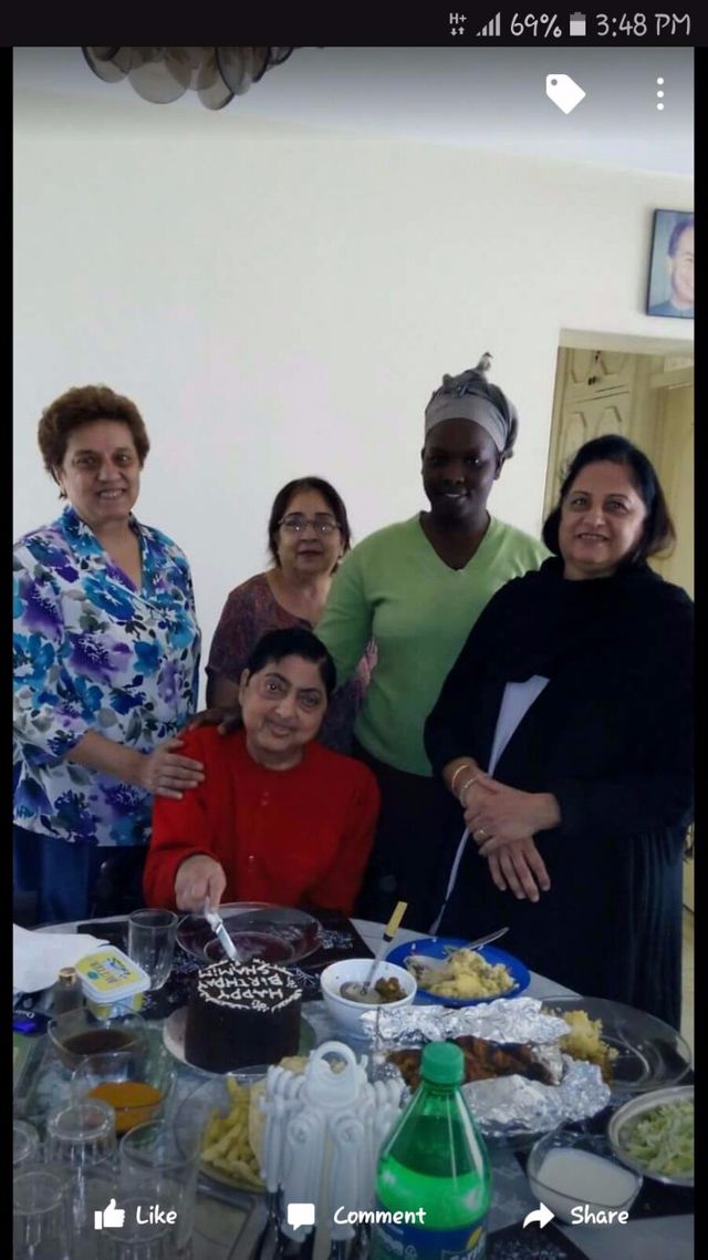 Her last Birthday party - full of hope and livelihood!  