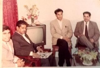 Dad with Mr Sattar Chaudhary